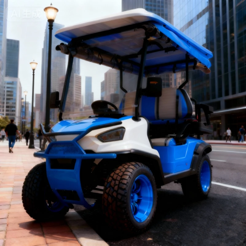 عربة جولف كهربائية بمقعدين 2/4/6/8 بمقعد رباعي العجلات، 60 فولت، عربة جولف كهربائية بسعر المصنع مباشرة