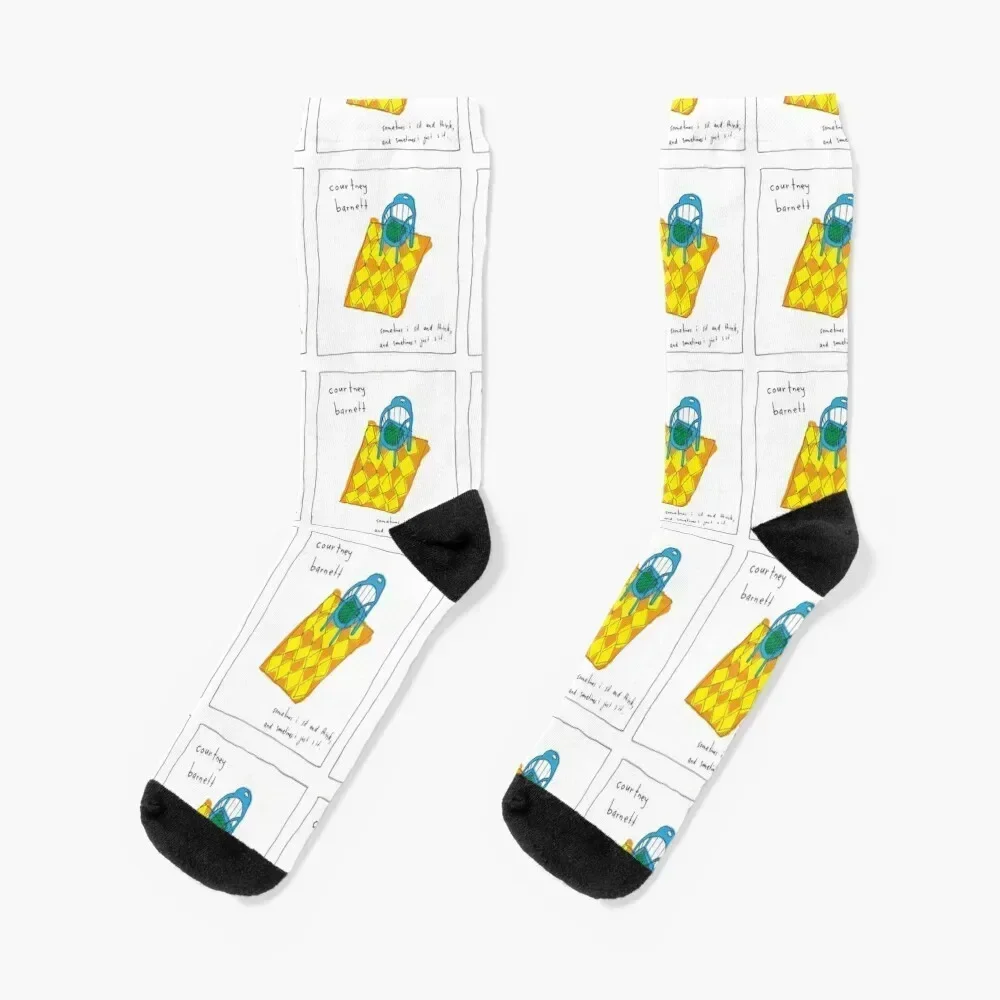 

Courtney Barnett Socks happy Thermal man winter compression luxe Socks Men Women's cute Men's Heating sock Women's Socks Men's