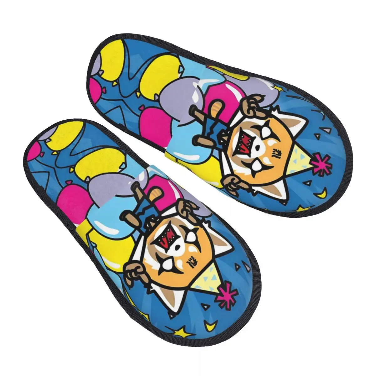 

Пользовательские агрессивные гостевые тапочки Retsuko для спальни, женские домашние тапочки с анимацией