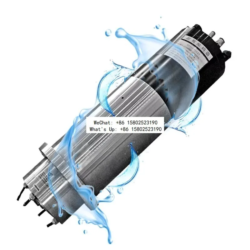 GDL150-40-12Z/12 12KW BT40/BT30 Water Cooled ATC Spindle Motor with 12000RPM 25A 380V Diameter 150mm Bearing