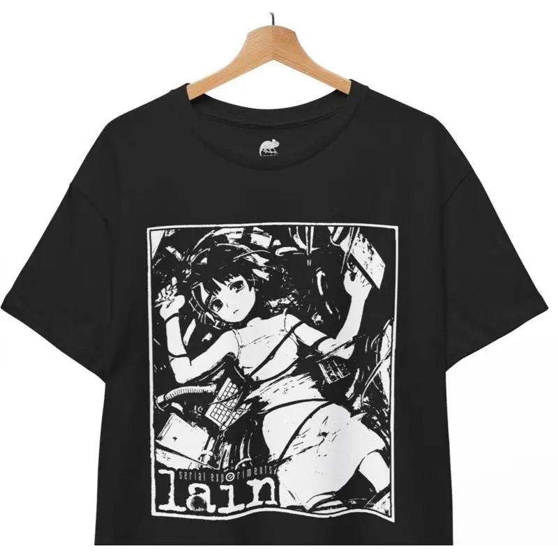 

Футболка Serial Experiments Lain, футболка унисекс с музыкальной группой в стиле рок-панк
