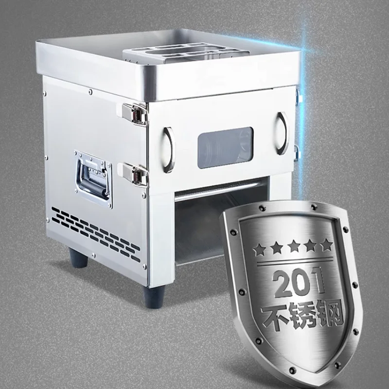 Commercial Stainless Steel Meat Slicer Flaky Meat Cutting Machine Electric Meat Slicer Shredded Machine