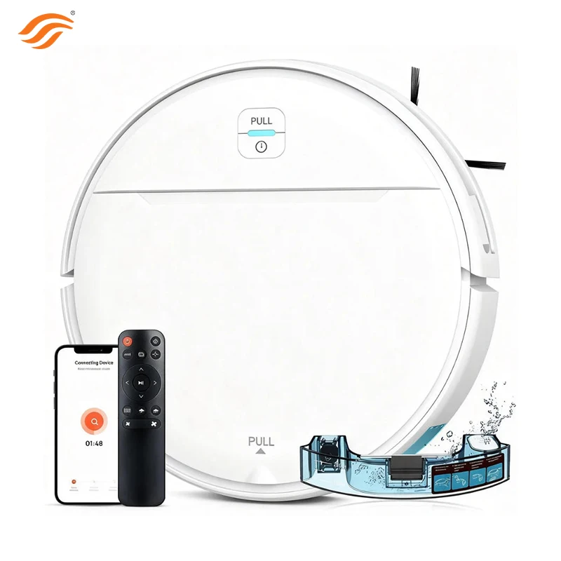 

Sweeping Robot Household Sweep Suction Mopping All-in-One Voice APP Remote-Controlled Vacuum Cleaner 3000 Pa