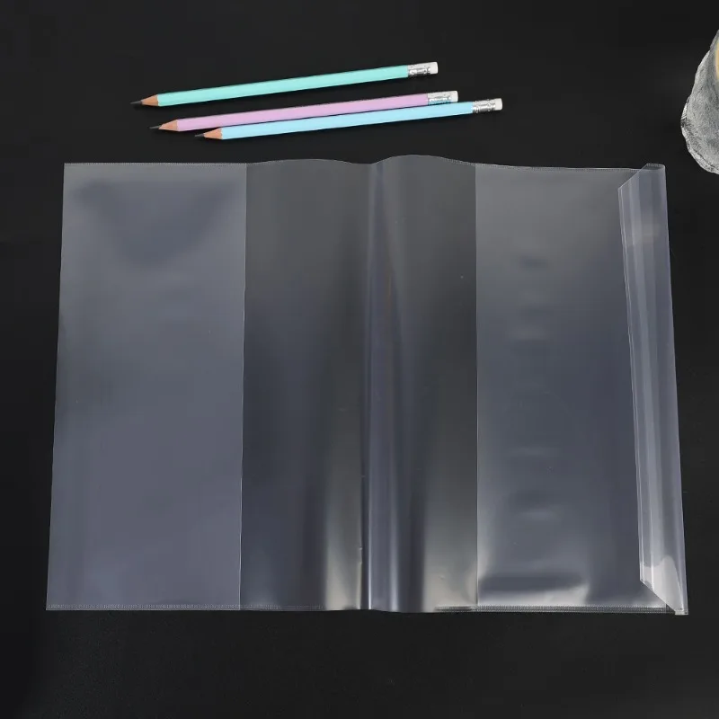 10-30PCS Transparent Book Covers Portable Self-Adhesive Closure Waterproof Textbooks Protective Cover Skin A4/16K/22K Student