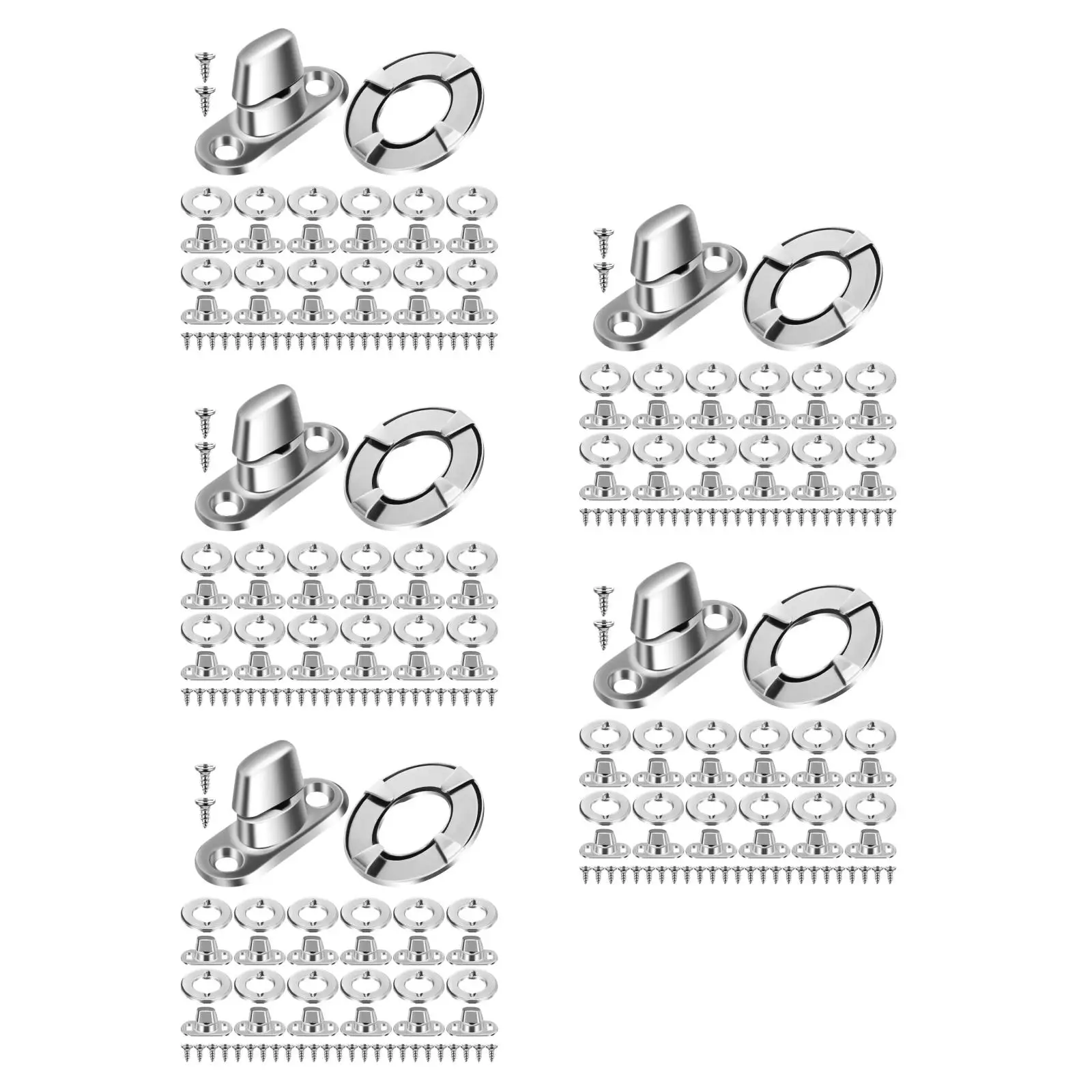 

5 шт. 5 шт. винт из нержавеющей стали, брезентовая втулка, крепежные винты для яхт, ручная поворотная безопасность