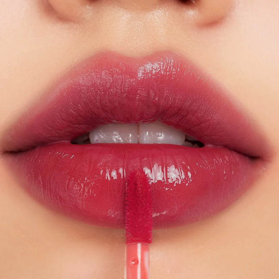 Kristall gelee feuchtigkeit spendendes Lippen öl plump ing Lip gloss Spiegel Perle flüssiger Lippenstift Make-up sexy pralle Lippen getönte Lippen praller