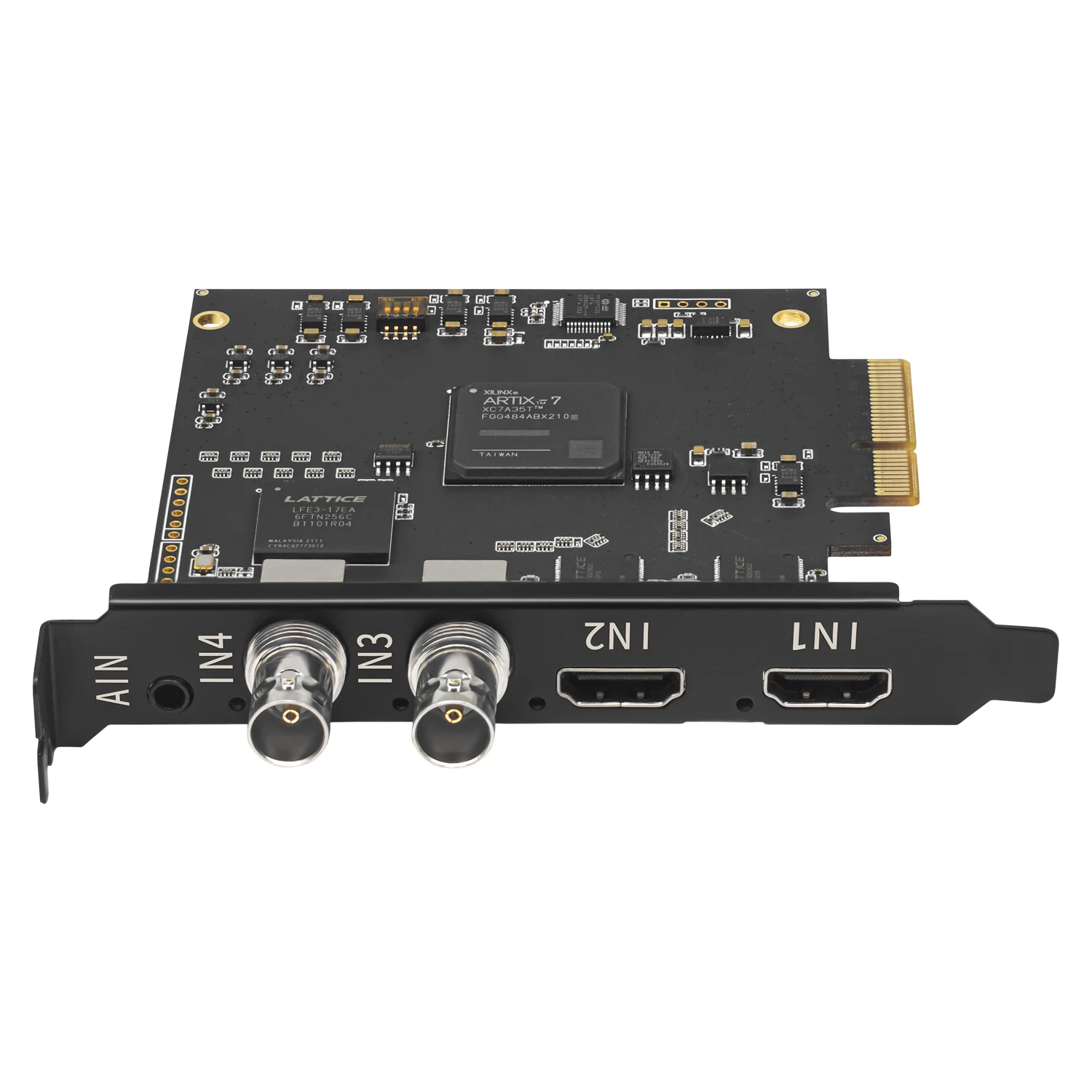 UNISHEEN UC3540HS Win10 Linux تدفق التكبير Vmix VJ OBS 4 قناة 1080P 3G SDI HDMI بطاقة التقاط الفيديو PCIe صندوق مسجل #1