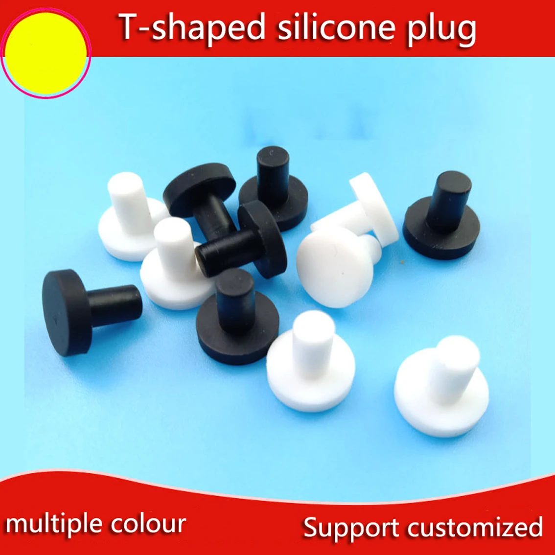 

Rubber Plug Silicone Inner Hole Stopper Eyelet Joint Waterproof Washer Protective Ring Threaded Plugs Cover Nut Cap T-plug Round