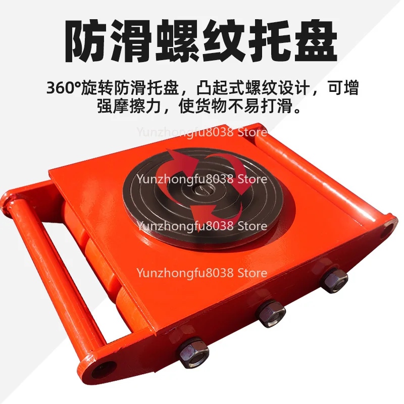 ล้อเหล็กหมุนได้ 180 องศา รองรับน้ำหนัก 6 ตัน สำหรับรถบรรทุก และล้ออเนกประสงค์หมุนตรงเพื่อขนย้ายวัตถุหนัก