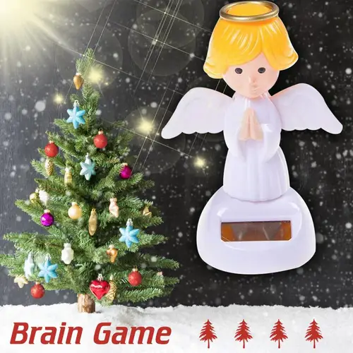 Imagen 1 del producto Muñeco de baile con energía Solar, decoración Interior de coche, suministros de coche, figura de Ángel oscilante, adornos de coche para el hogar, oficina, accesorios para coche