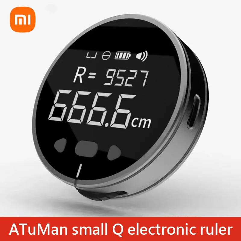 

XiaoMi Duka Little Q электрическая линейка HD ЖК-цифровой измеритель многофункциональная перезаряжаемая электронная рулетка мини-инструменты