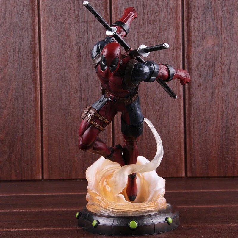 Hot Sale 35cm Deadpool Action Figure Anime Ml Legends X-Men Figuras Toy Manga Figurine Gk Statue Decoration Model Adult Kid Gift