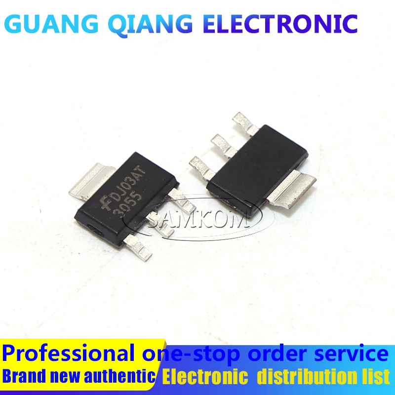 10PCS NDT3055 MOSFET N-CH 60V 4A SOT-223-4