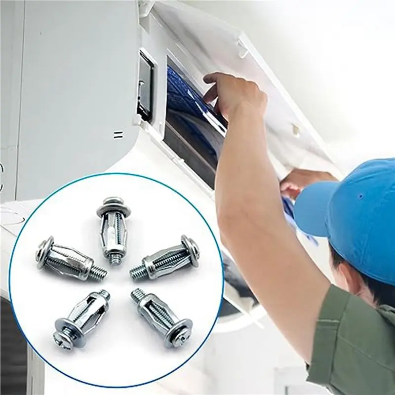 AC23-320PC Expansion Screw Petal Nut,Petal Shape Metal Nut,Jack Nuts Petal Nuts Expansion Nut,For Installation License Plates