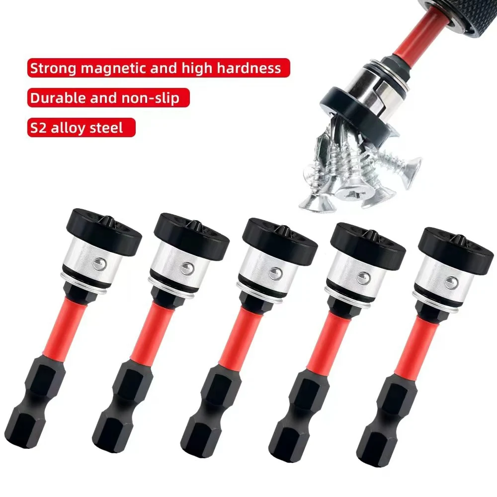

SenNan 2/1pcs Magnetic Drywall Screw Bits Setter Kit with Positioning Drill Bit Holder Extension for Locating Screws Tools