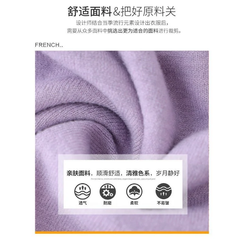 เสื้อสเวตเตอร์แฟชั่นลำลองแบบมีกระดุมสำหรับผู้หญิงแขนยาว