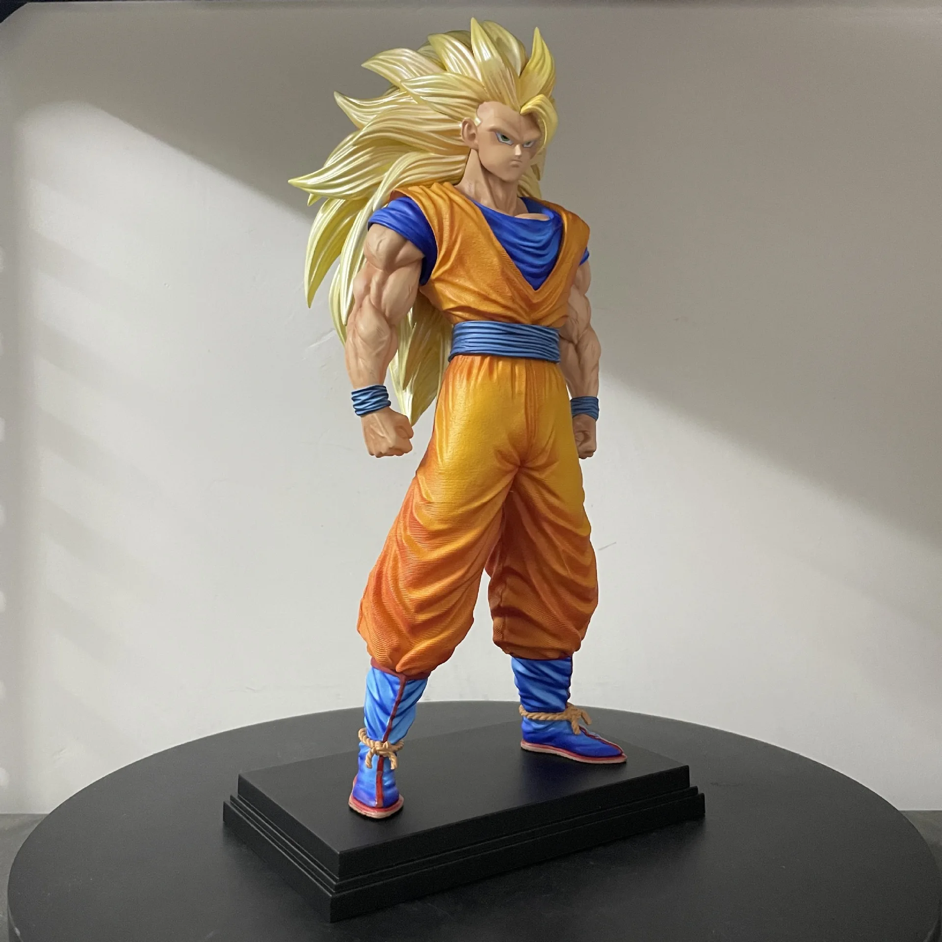 32 سنتيمتر JT ستوديو ستار تريل سوبر سايان 3 جوكو لعبة دراغون بول Z أنيمي المرآب عدة تمثال شاشة لسطح المكتب تحصيل الشكل #4