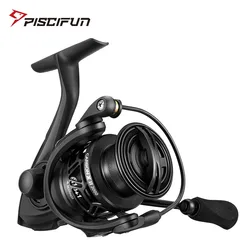 Piscifun-carretes giratorios de carbono X II ultraligeros, 5,5 oz, marco de carbono y Rotor 6,2: 1/5.2:1 10 + 1, doble blindaje BB, carretes de pesca