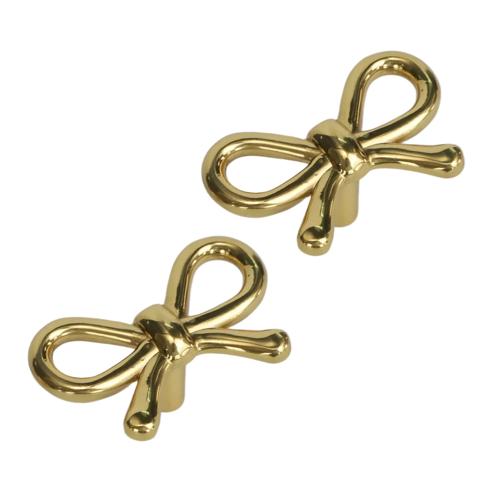 Upgrade Furniture Bowknot Cabinet Handles Bedside Table Hardware Comfortable Grip 50*32*24mm Comfortable Grip Design