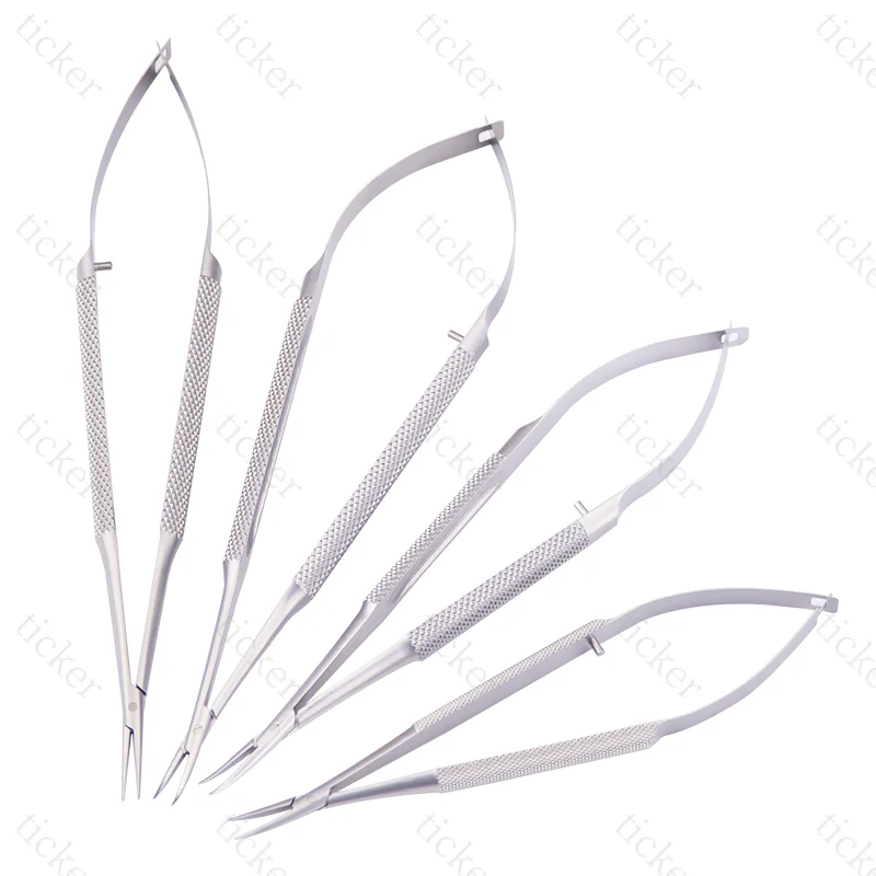 Castroviejo Needle forceps Straight/Curved 12.5cm-18cm for Dental forceps Orthodontic Implant tool