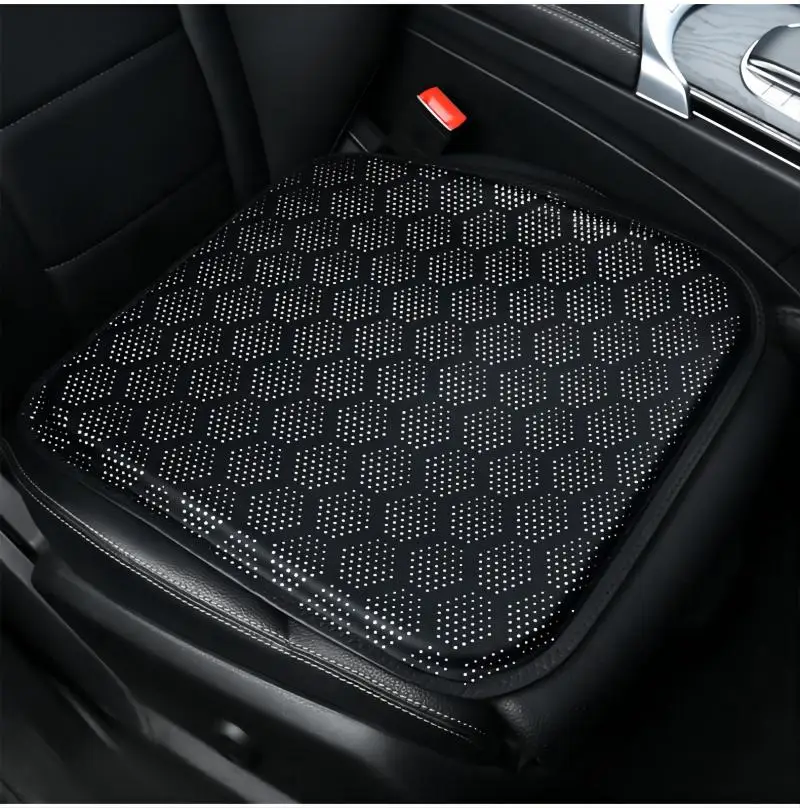 3D Hip Protector Leather Car Seat Cushion Honeycomb Gel Comfortable and Breathable Pressure Reducing , for Car, Home and Office