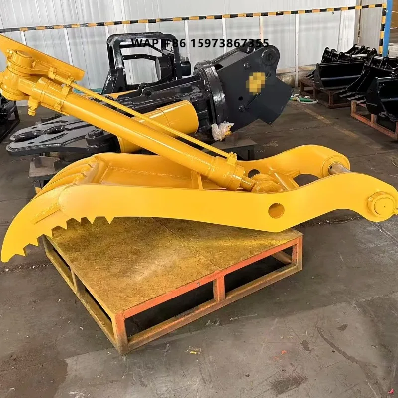 

MONDE New Customizable Construction Hydraulic Thumb Grab Excavator Attachments with Gearbox for 6-30 Ton Excavators