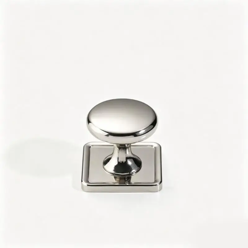 652F Storage Furniture Handle with Silver-Tone Finish for Drawers and Wardrobes