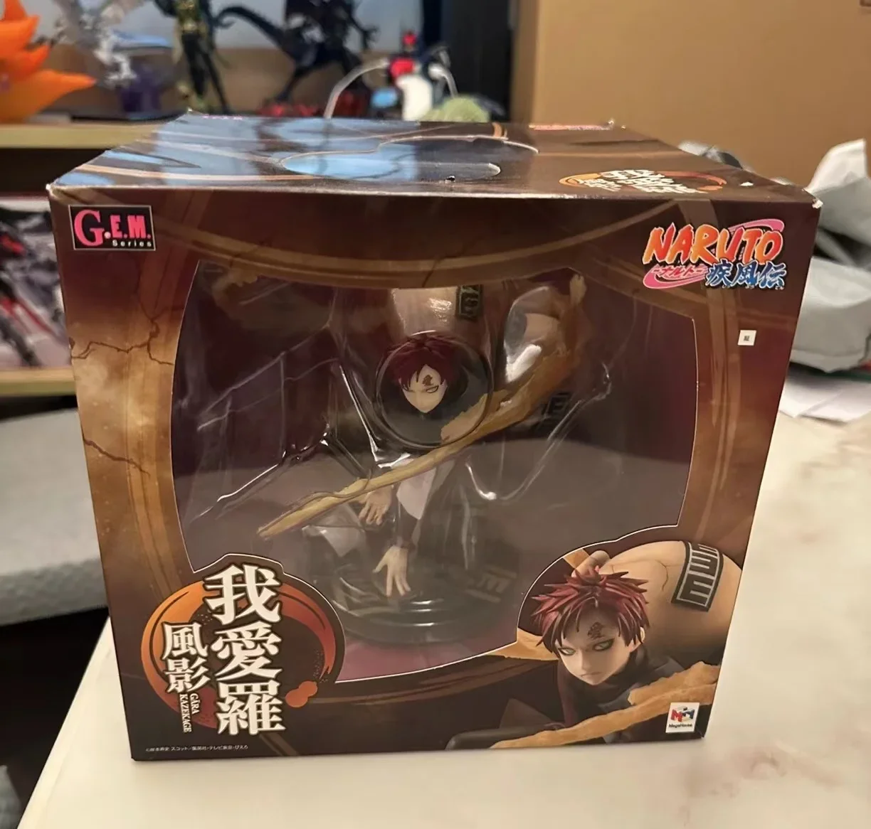 Megahouse-figura de acción de NARUTO Shippuden Gaara, modelo de juguete Original, colección de PVC, G.E.M.Series