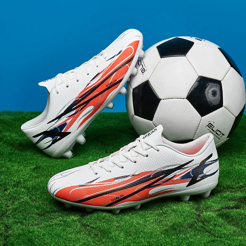 High-quality New Men Football Boots Grass High-top Futsal Sneakers Soccer Shoes Non-Slip Match Indoor Hot-selling Outdoor Sports