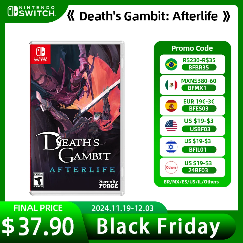 Nintendo Switch Game Deals - Death s Gambit Afterlife - 100% Original Games Cartridge Physical Card support TV Tabletop Handheld