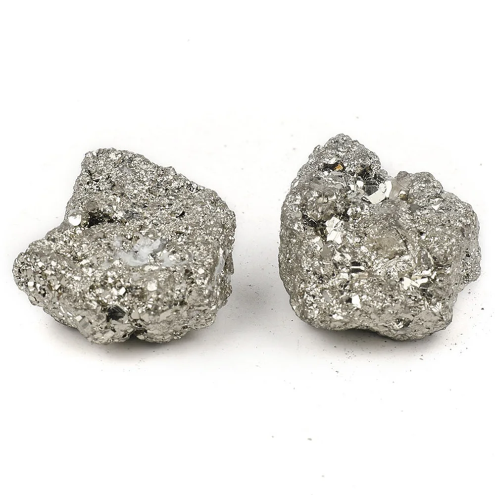 Natural Rough Pyrite Stone Fools Gold Medium Small Chips Crystal Geological Teaching Mineral Specimens 5mm - 35mm