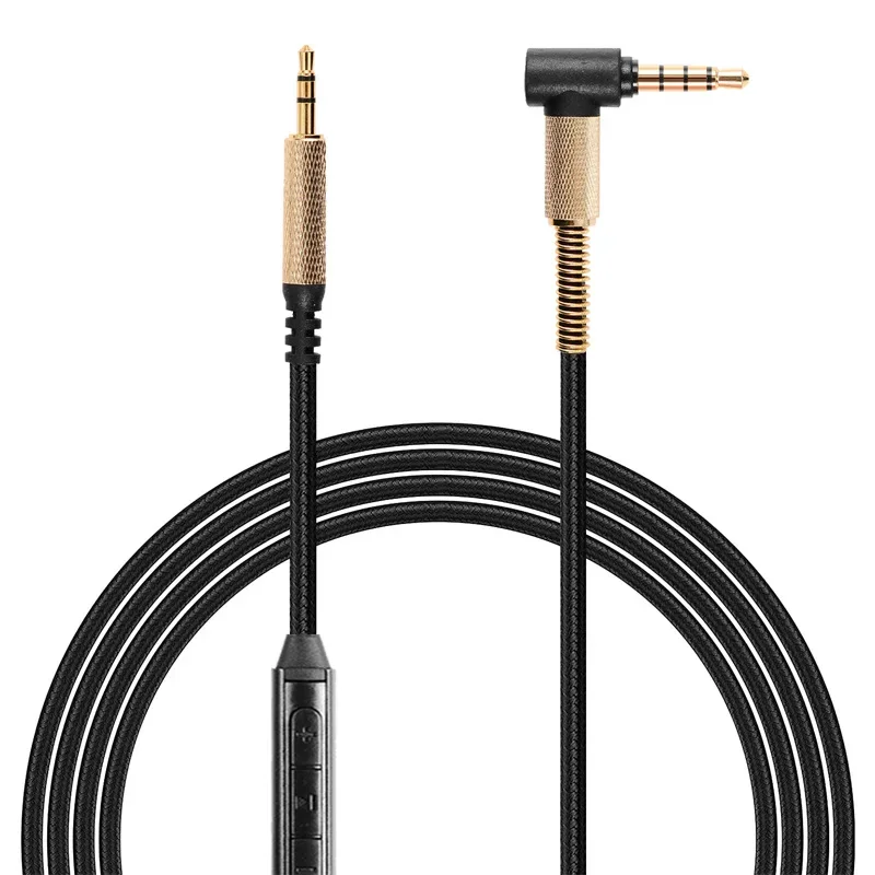 3.5mm audio cable for SHP9500 headphone cable HD50 SHP9600 solo headphone cable w8 00BT microphone call line