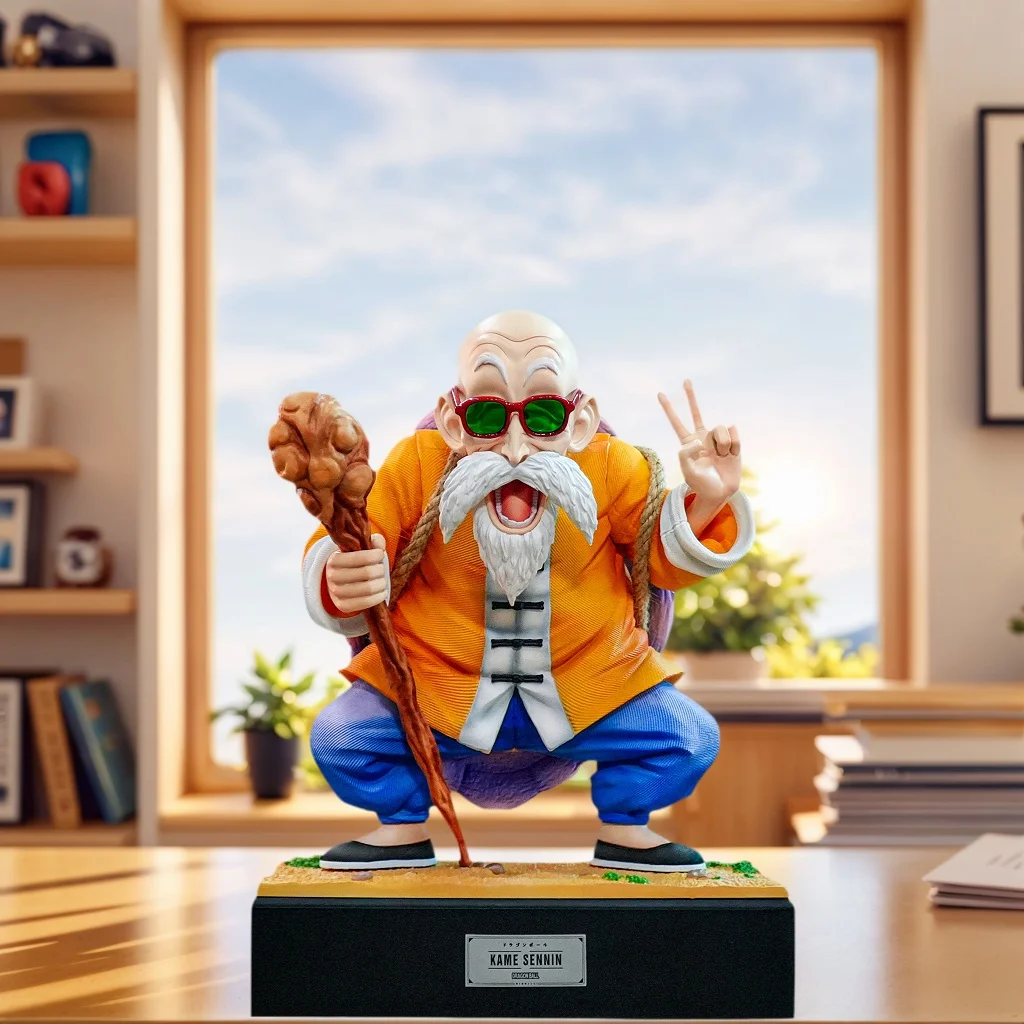 

New Anime Dragon Ball Figure Master Roshi Action Figure Muscle Strengthening Form Toys Gifts PVC Model Collectible Boys Gift