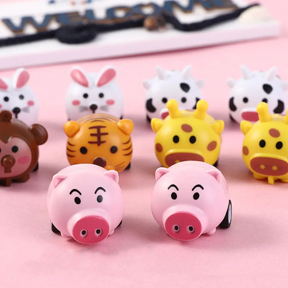 

12Pcs Pull-Back Vehicle Cars Fun Cartoon Style Educational Playthings Develop Kids Curiosity Imagination Recognition