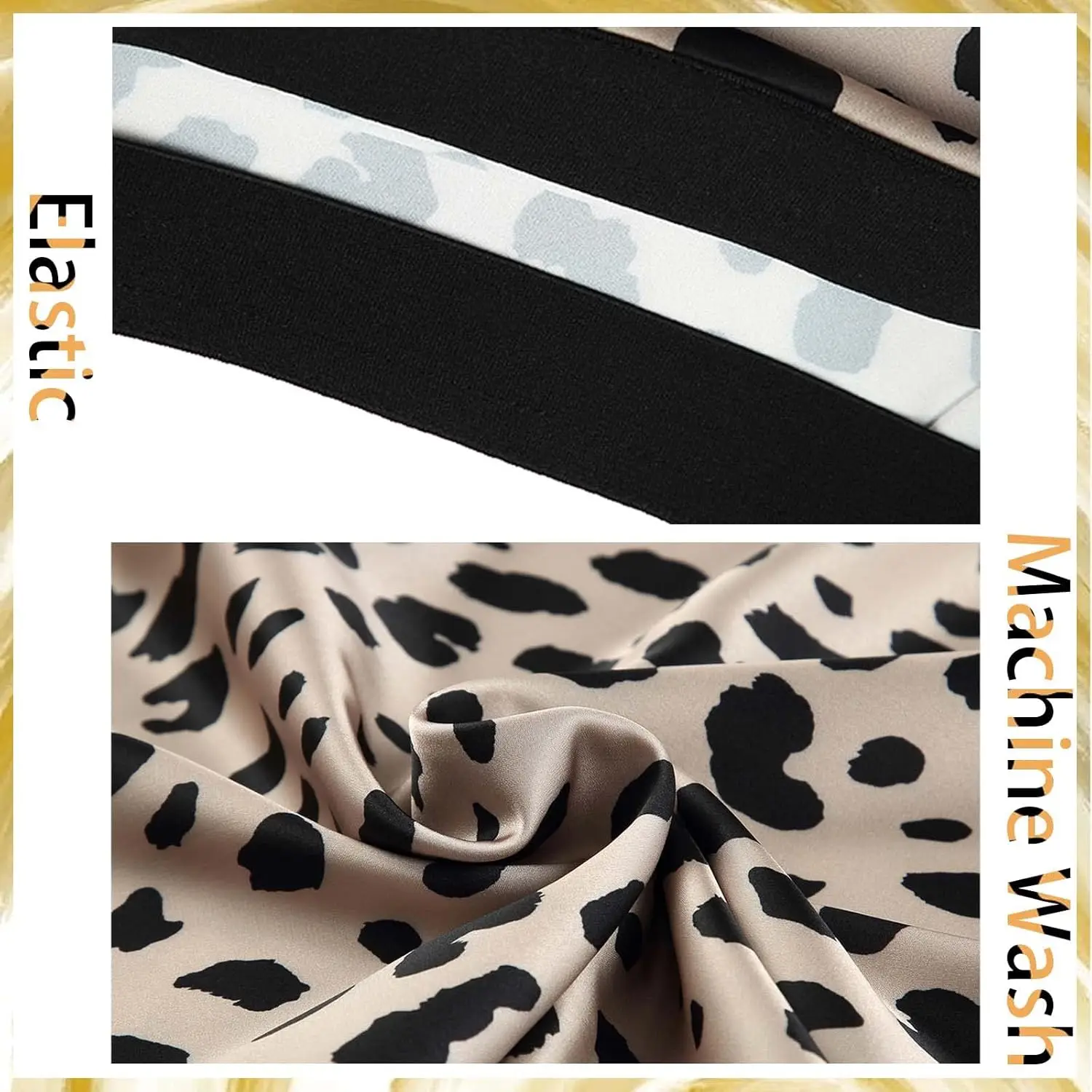 Luxy Trio المرأة ليوبارد طباعة تنورة العصرية الصيف ميدي طويل طول الحرير الساتان عالية الخصر التنانير المرنة