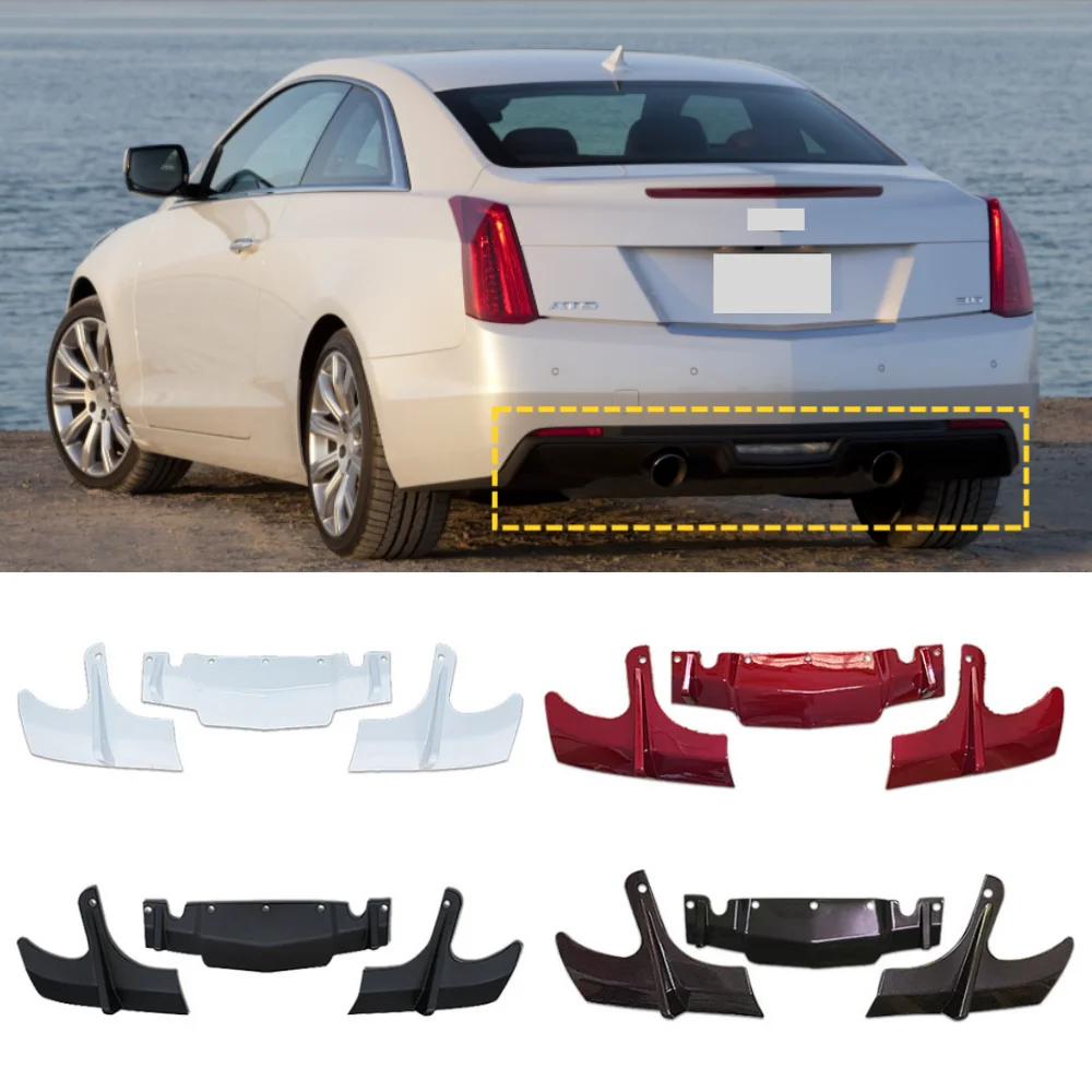 

For Cadillac ATS ATS-L 2014-2019 car rear bumper lower lip spoiler