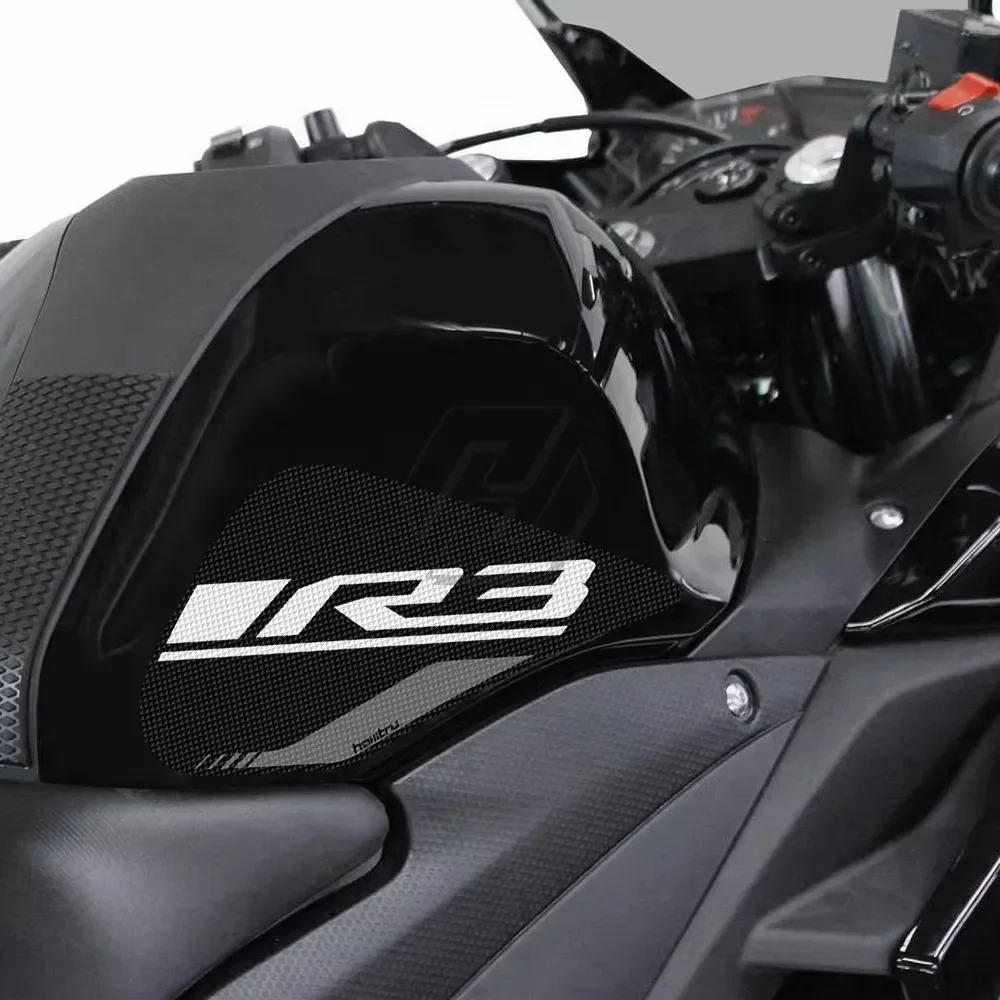 Motorcycle Accessorie Side Tank Grip Protection For Yamaha YZF-R3 R3 2015-2018 Motorcycle sticker