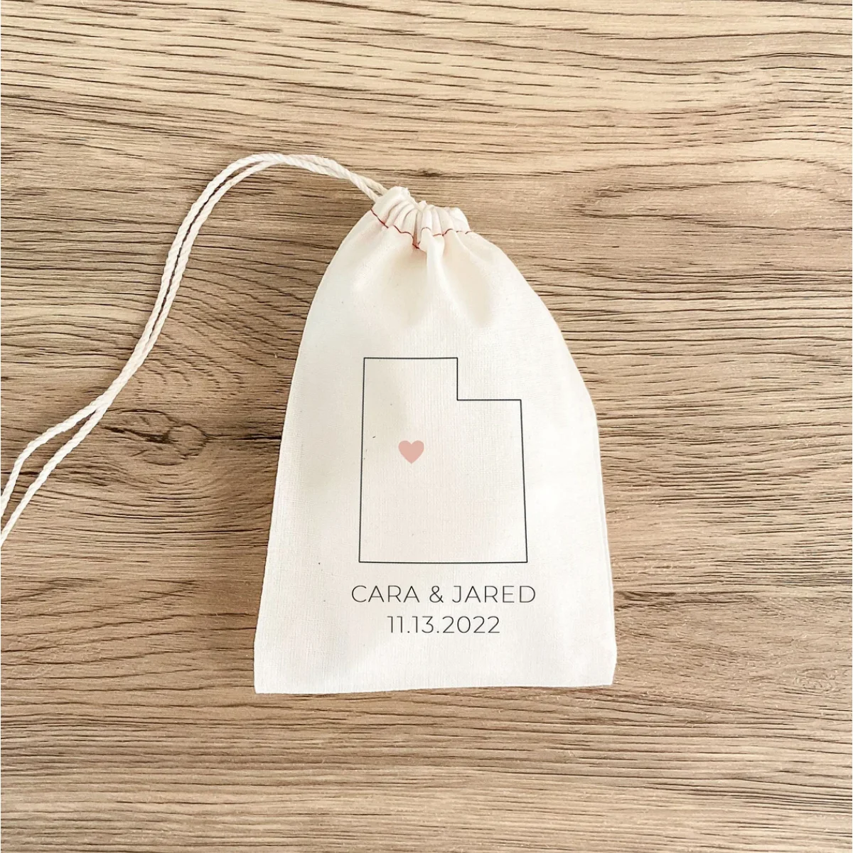 Utah Wedding Favor - State Outline Gift Bags - Wedding Party Favors - Wedding Gift - Personalized Hangover Kit - Custom State Fa