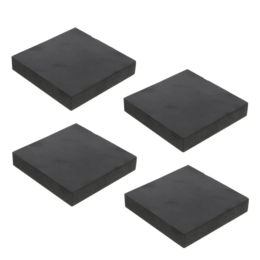 

4pcs Soundproof Padding 100X100X15Mm Rubber Anti Vibration Pads For Treadmill Sewing Machine Subwoofer Drum Set Noise Reduction