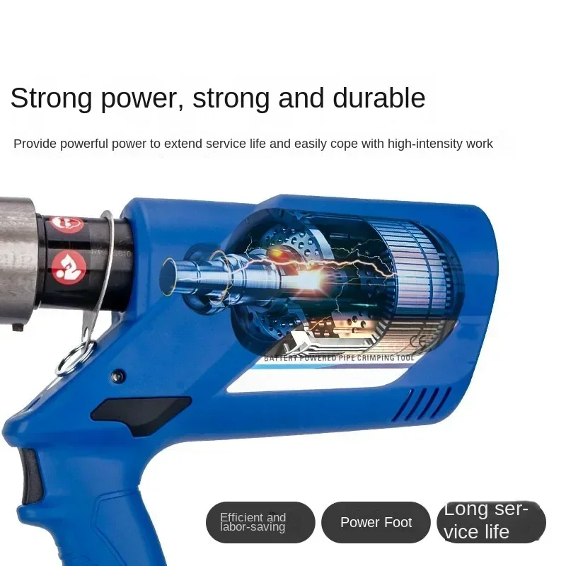 220V NUOVO Ricaricabile Morsetto Idraulico EZ-1550 Tubo di Pressione Elettrica Morsetto a Parete Sottile Strumento di Pressione In Acciaio Inox Pressione Tu