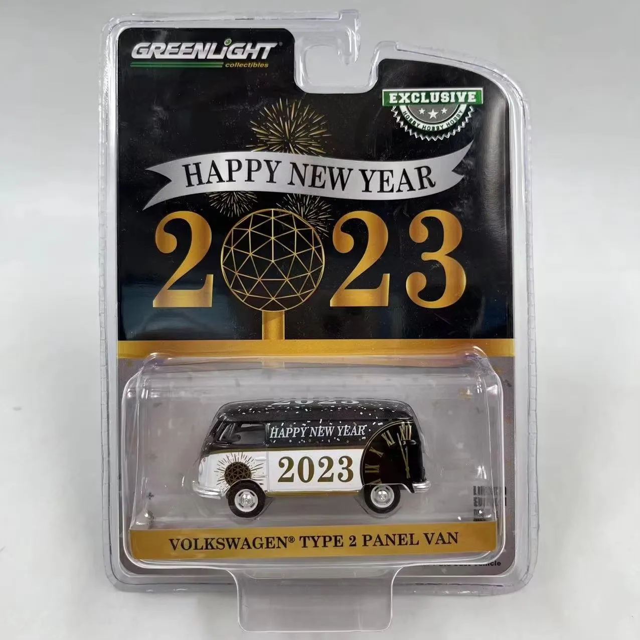 2023 Greenlight Diecast Model Car 1/64 TYPE 2 PANEL VAN BUS CAR Model Toy Car For Collection