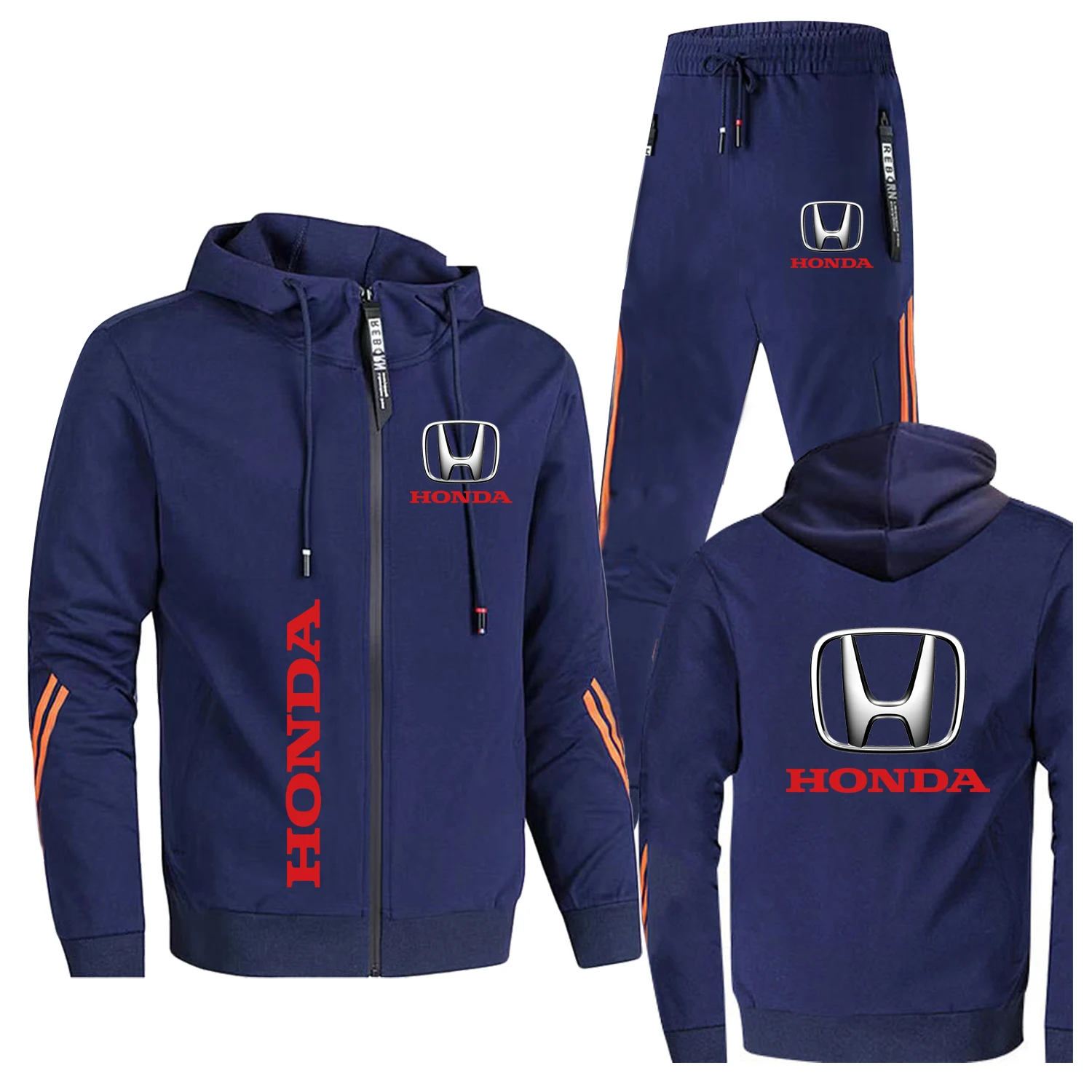 HONDA ウィングロゴ フーデッドジャケット Honda Logo Outdoor Running Track/Field Clothing Men's Sportswear