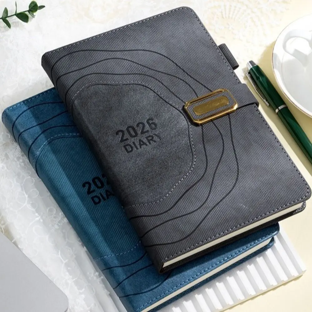 365 dias por dia 2026 agenda em inglês bloco de notas engrossado eficiência a5 agenda planejamento caderno uma página plano livro portátil