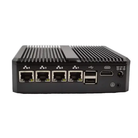 Roteador Pfsense N100 Quad Core 4 portas Ethernet Firewall DDR4 Aparelho de rede Industrial 4Lan Fanless Firewall Router Mini PC