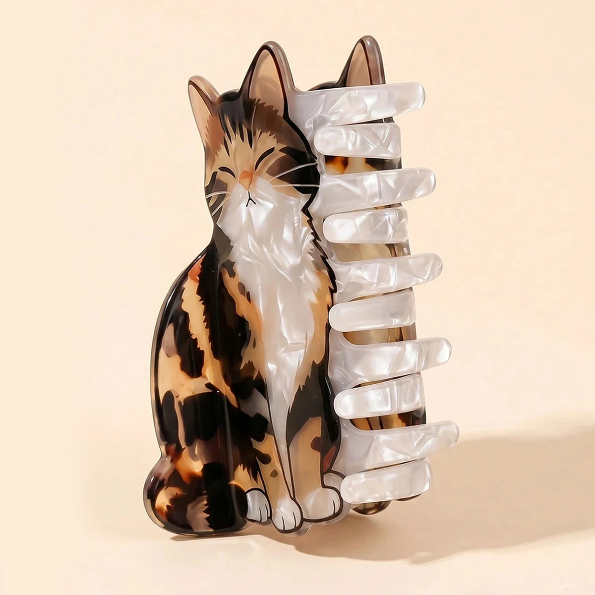 Niedliche Katzenhaarspangen, Cartoon-Katzenmotiv, geliebte Kätzchen-Haarspange, Mädchen-Haaraccessoires, geeignet für Campus, Partys. – Detail 4