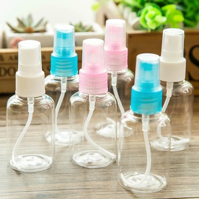 

1pc 30ml Travel Transparent Empty Plastic Spray Bottles Pump Perfume Sprayer Refillable Bottling Atomizer Small Sprayer Bottle