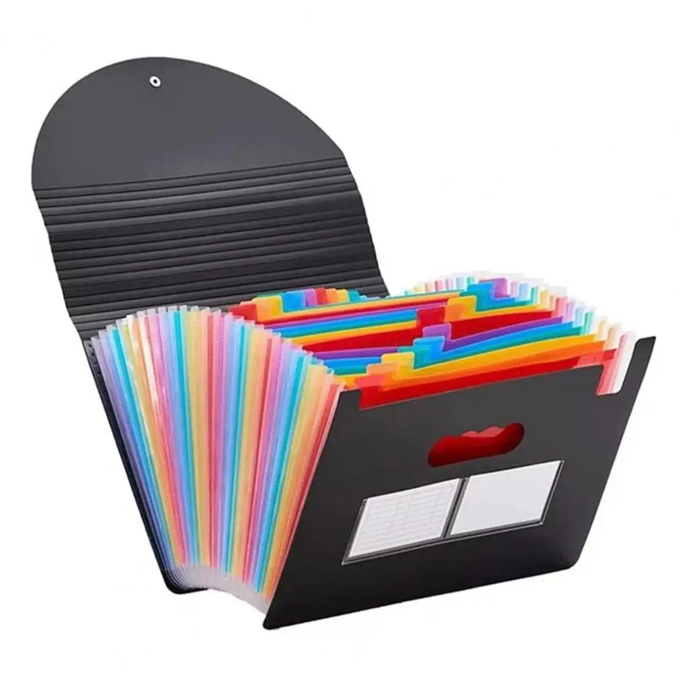 

Accordion File Organizer 12/24/36 Pockets Expanding File Folder A4 Letter Size Paper Document Receipt Organizer Office Supplies