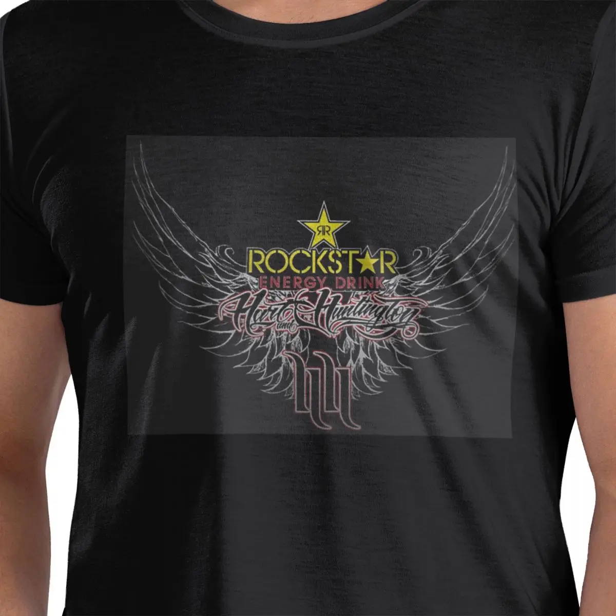 

Rockstar Energy Drink 100% Cotton T-Shirt Men's Classic T Shirts Men Round Neck Short Sleeve S-6XL