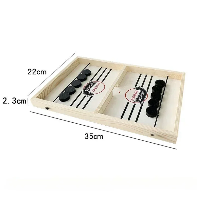 Giochi di biliardino Vincitore Gioco di hockey da tavolo Catapulta Scacchi Giocattolo interattivo genitore-figlio Gioco da tavolo veloce Sling Puck Giocattoli per bambini