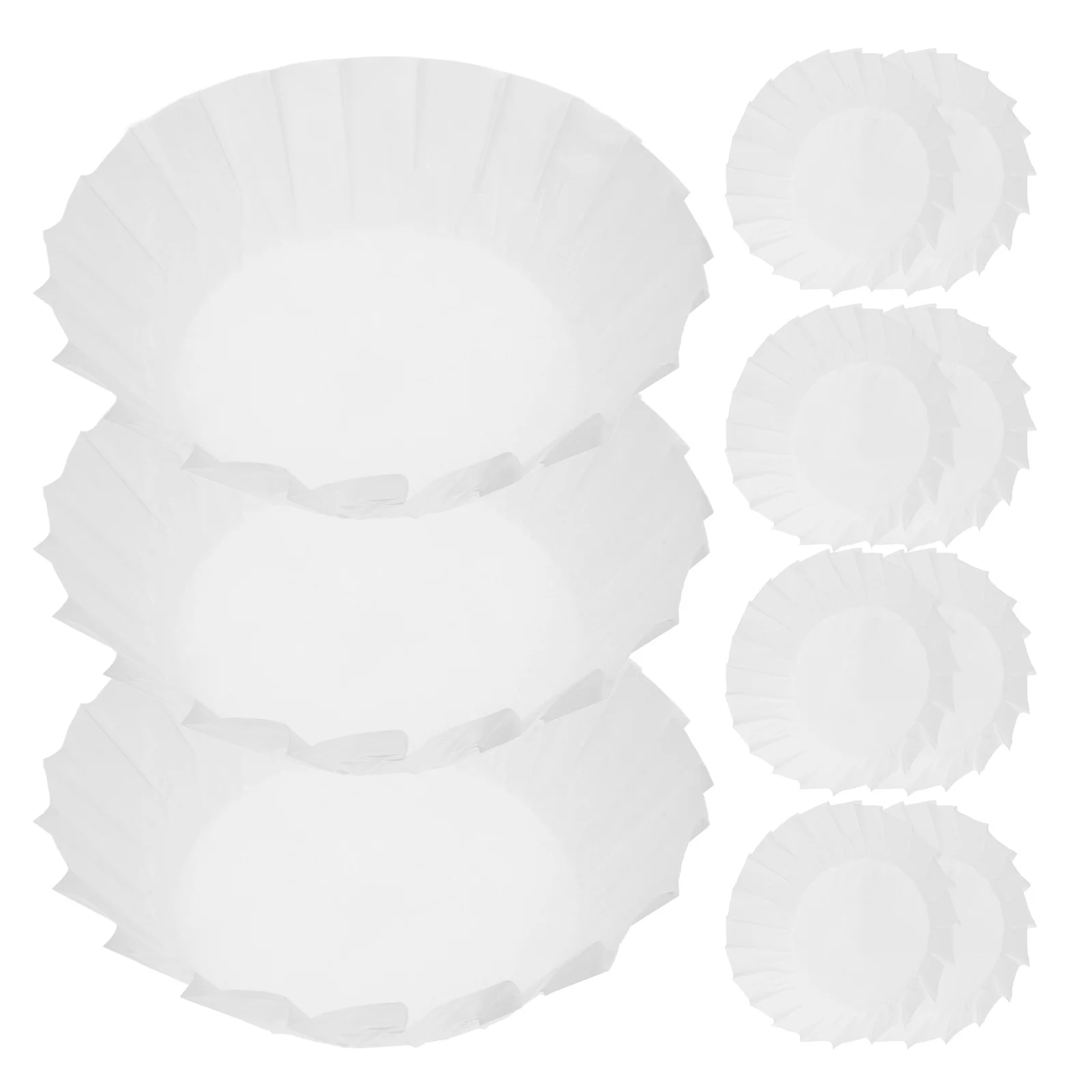 

50 Pcs Basque Oil Paper Air Fryer Accessories Baking Cupcake Liners Pan Anti-grease Pad Bakery Supplies Silicone